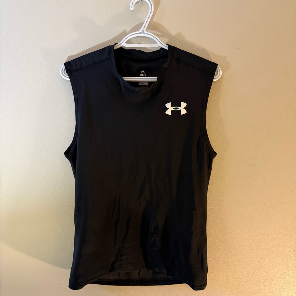 Under Armour Black Muscle Tee
